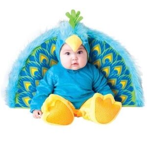 Peacock costume for babies size 12M